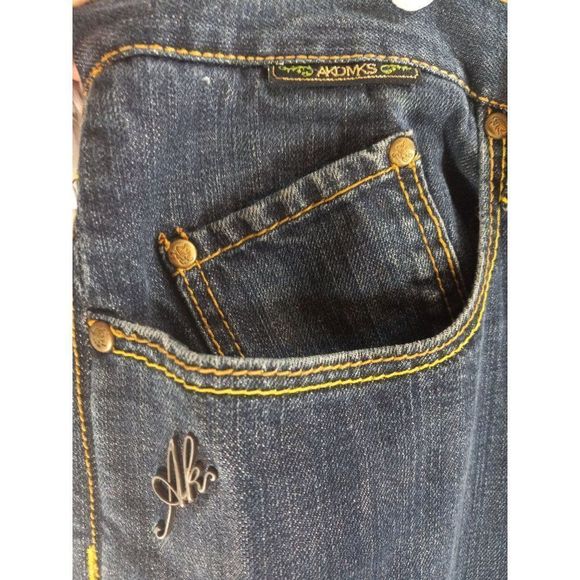 Akademiks Men's Relaxed Jeans - Dark Blue - Picture 11 of 15